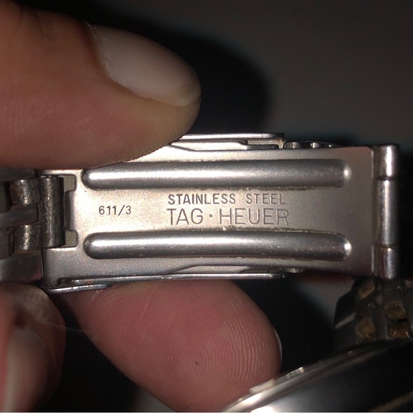 TAG Heuer Pro 1500 955.7136G Men Quartz Watch JAPAN SS Damaged 4 Parts/repair - Picture 7 of 8